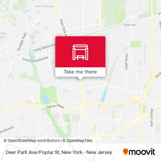 Mapa de Deer Park Ave/Poplar St