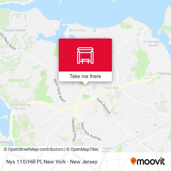 Mapa de Nys 110/Hill Pl