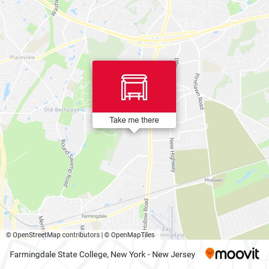 Mapa de Farmingdale State College