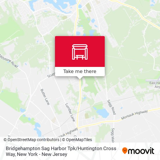 Bridgehampton Sag Harbor Tpk / Huntington Cross Way map