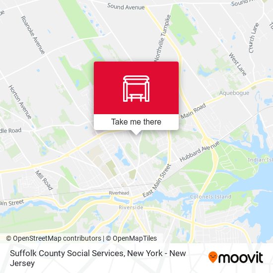 Mapa de Suffolk County Social Services