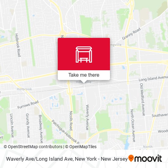 Mapa de Waverly Ave/Long Island Ave