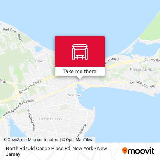 Mapa de North Rd/Old Canoe Place Rd