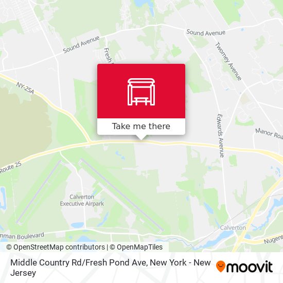 Mapa de Middle Country Rd / Fresh Pond Ave