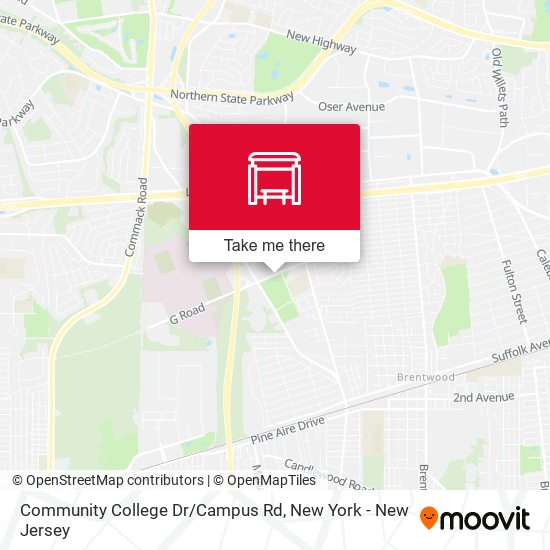 Community College Dr/Campus Rd map