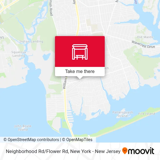 Neighborhood Rd/Flower Rd map