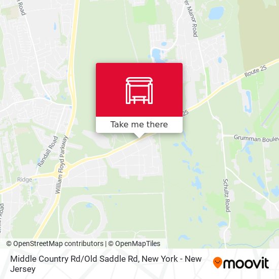 Middle Country Rd / Old Saddle Rd map