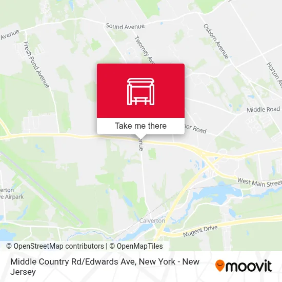 Middle Country Rd/Edwards Ave map