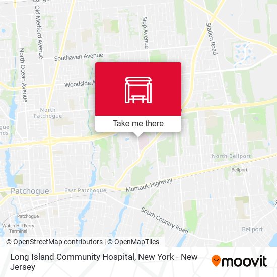 Mapa de Long Island Community Hospital