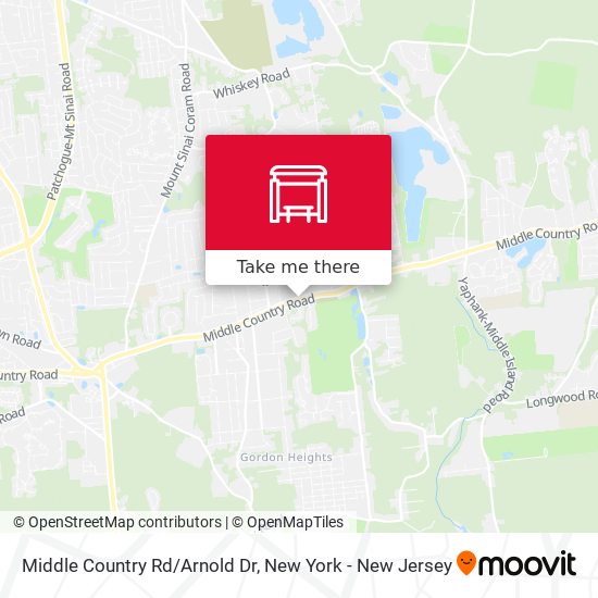 Mapa de Middle Country Rd/Arnold Dr