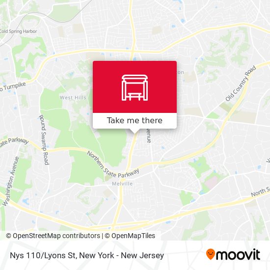 Mapa de Nys 110/Lyons St