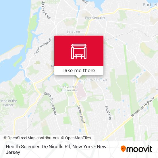 Mapa de Health Sciences Dr/Nicolls Rd