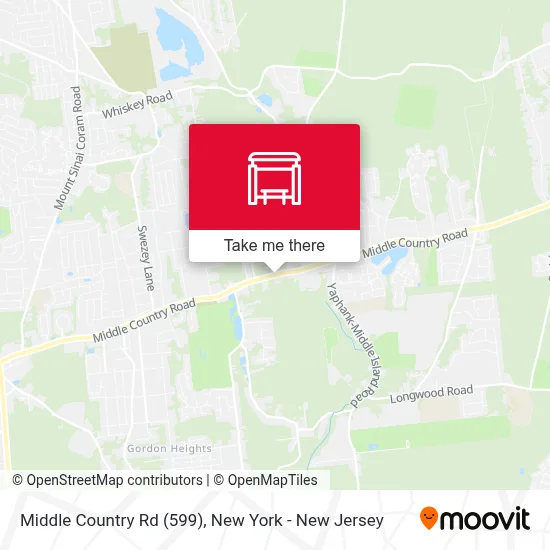 Middle Country Rd (599) map