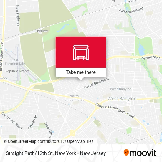 Straight Path/12th St map