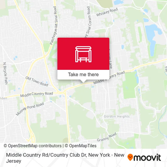 Middle Country Rd / Country Club Dr map