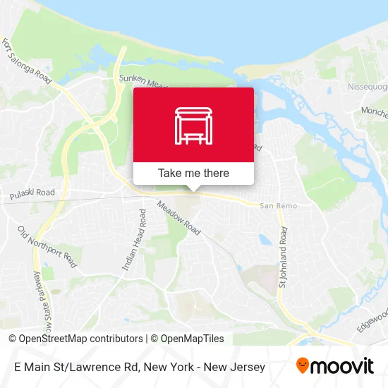 E Main St/Lawrence Rd map