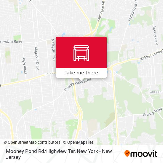 Mooney Pond Rd/Highview Ter map