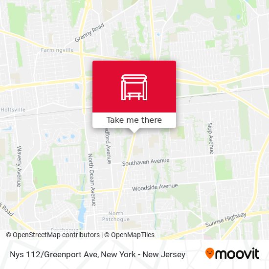 Mapa de Nys 112/Greenport Ave
