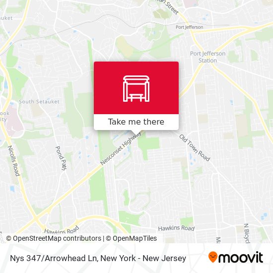 Mapa de Nys 347/Arrowhead Ln