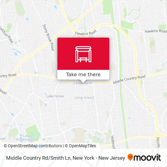 Middle Country Rd/Smith Ln map