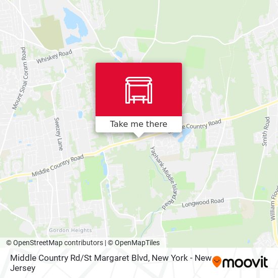 Mapa de Middle Country Rd / St Margaret Blvd
