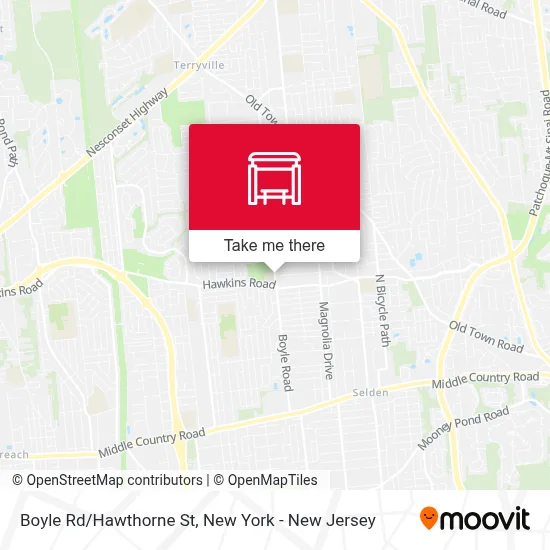 Boyle Rd/Hawthorne St map