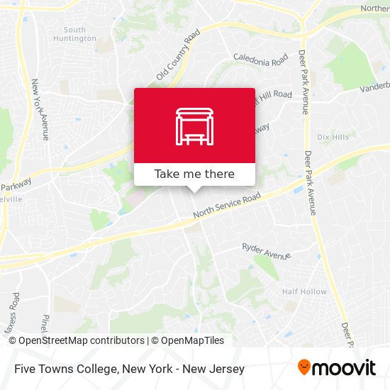 Mapa de Five Towns College