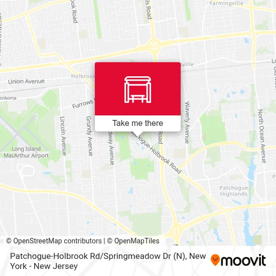 Patchogue-Holbrook Rd / Springmeadow Dr (N) map