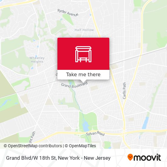 Mapa de Grand Blvd/W 18th St