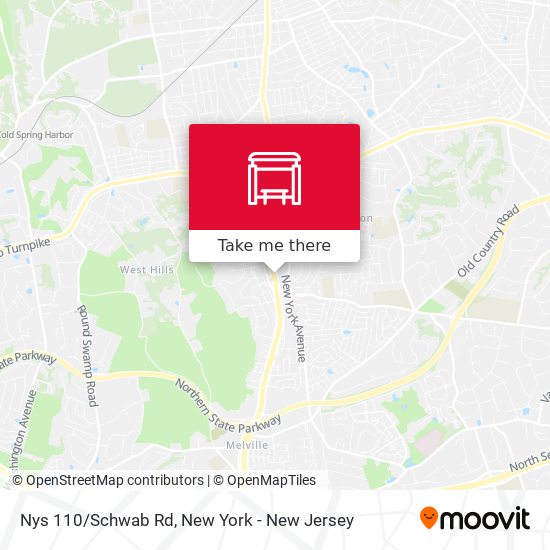 Mapa de Nys 110/Schwab Rd