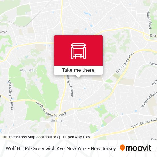 Wolf Hill Rd/Greenwich Ave map