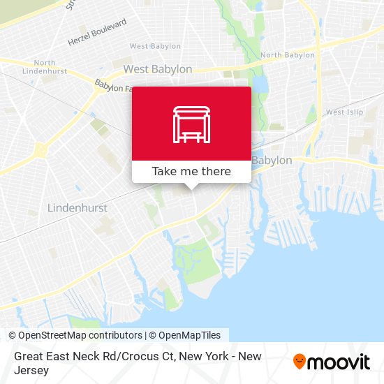 Great East Neck Rd/Crocus Ct map
