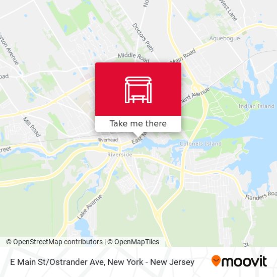 Mapa de E Main St/Ostrander Ave