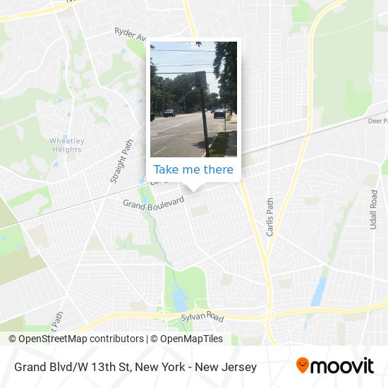 Mapa de Grand Blvd/W 13th St