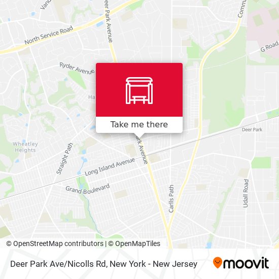 Mapa de Deer Park Ave/Nicolls Rd