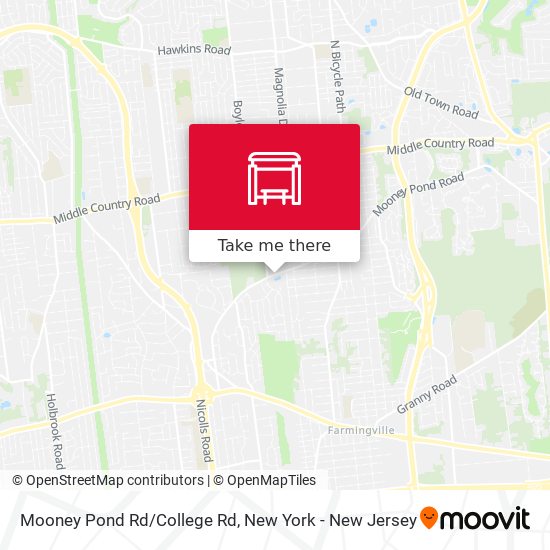 Mapa de Mooney Pond Rd/College Rd