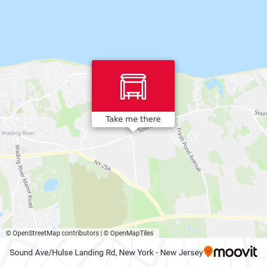 Sound Ave/Hulse Landing Rd map