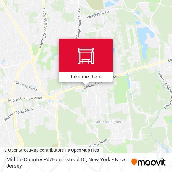 Middle Country Rd/Homestead Dr map