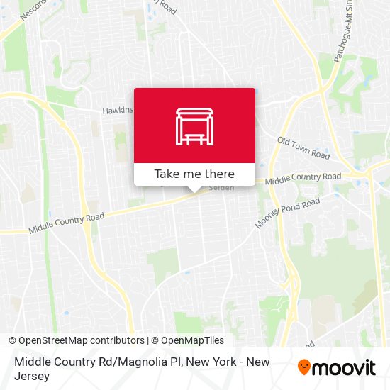 Mapa de Middle Country Rd/Magnolia Pl