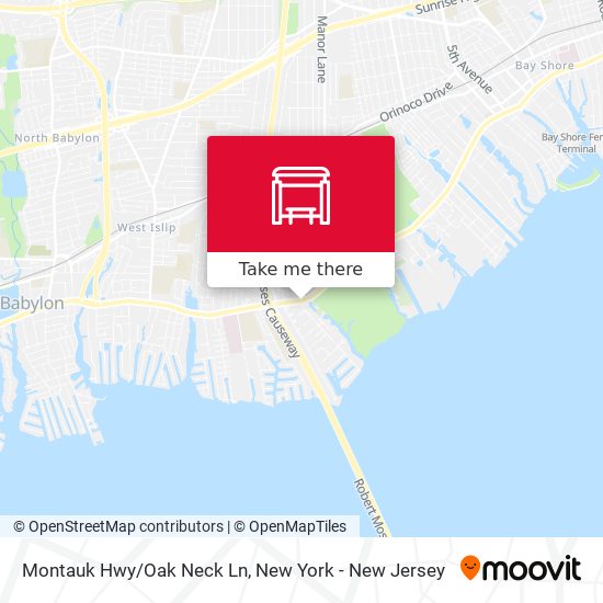 Mapa de Montauk Hwy/Oak Neck Ln