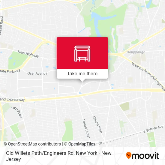 Old Willets Path/Engineers Rd map