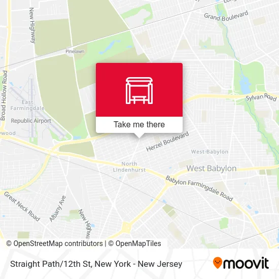 Straight Path/12th St map