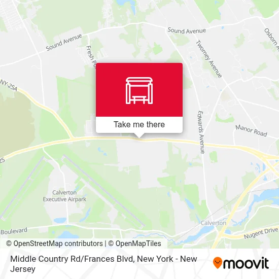 Middle Country Rd/Frances Blvd map
