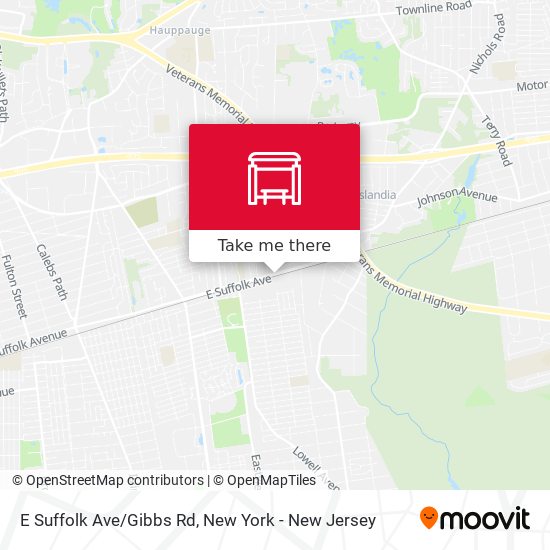 Mapa de E Suffolk Ave/Gibbs Rd
