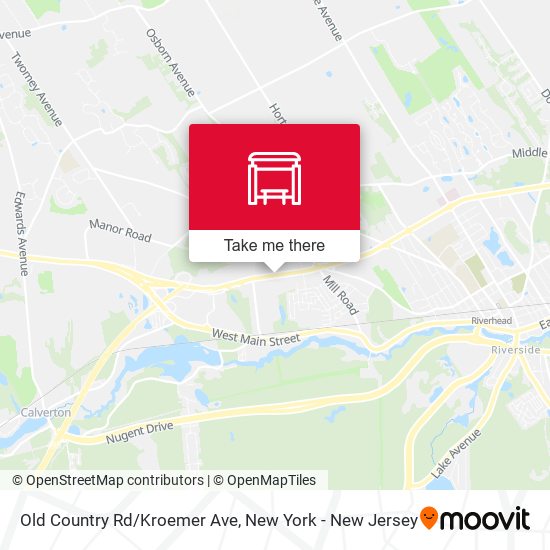 Mapa de Old Country Rd/Kroemer Ave