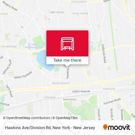 Mapa de Hawkins Ave/Division Rd