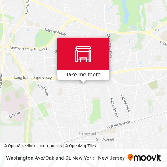 Mapa de Washington Ave/Oakland St