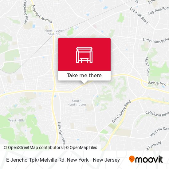 E Jericho Tpk/Melville Rd map