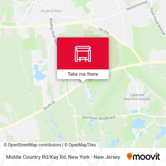 Middle Country Rd/Kay Rd map