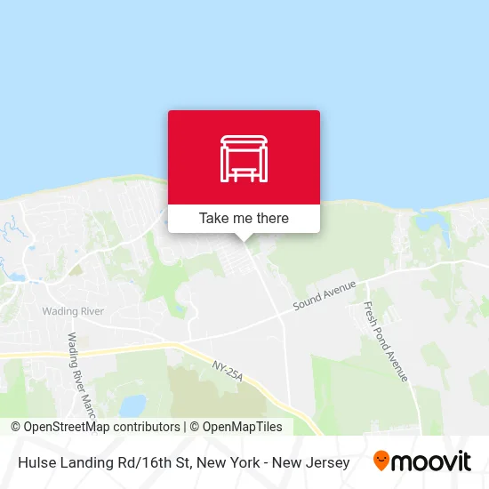 Hulse Landing Rd/16th St map